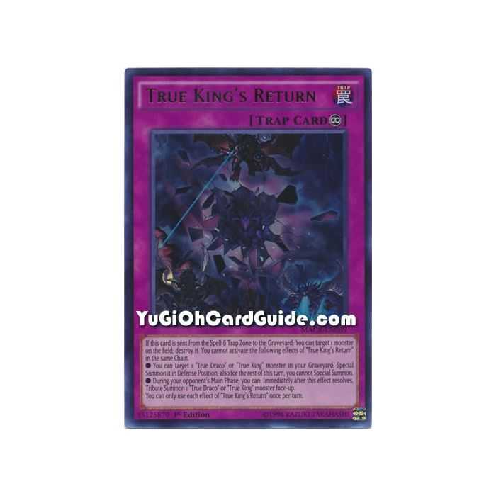 True King's Return (Ultra Rare) – Maximum Crisis | Carta YUGIOH en México