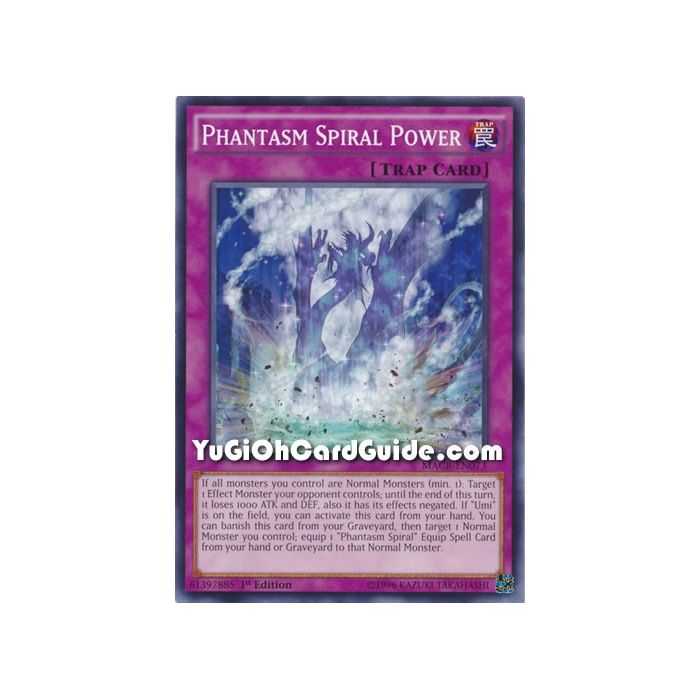 Phantasm Spiral Power (Common) – Maximum Crisis | Carta YUGIOH en México