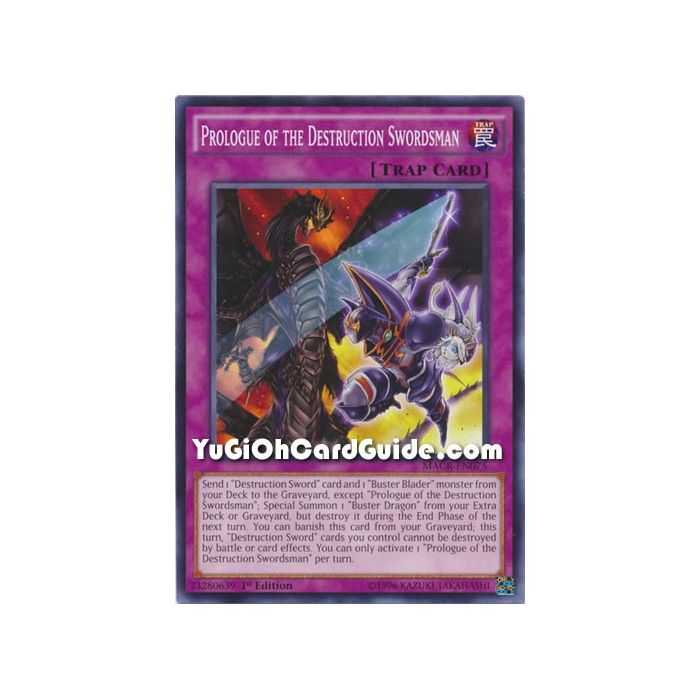 Prologue of the Destruction Swordsman (Common) – Maximum Crisis | Carta YUGIOH en México