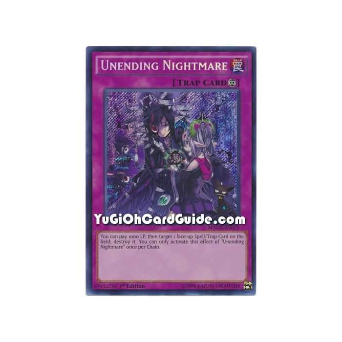 Unending Nightmare (Secret Rare) – Maximum Crisis | Carta YUGIOH en México