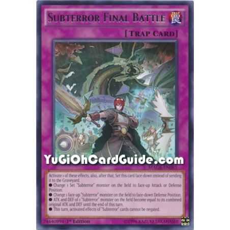 Subterror Final Battle (Rare) – Maximum Crisis | Carta YUGIOH en México