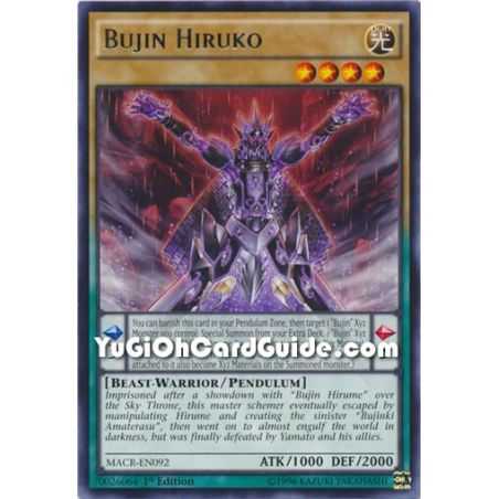Bujin Hiruko (Rare) – Maximum Crisis | Carta YUGIOH en México