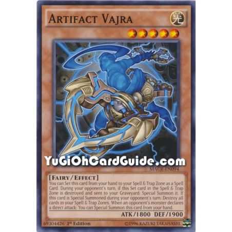 Artifact Vajra (Common) – Maximum Crisis | Carta YUGIOH en México