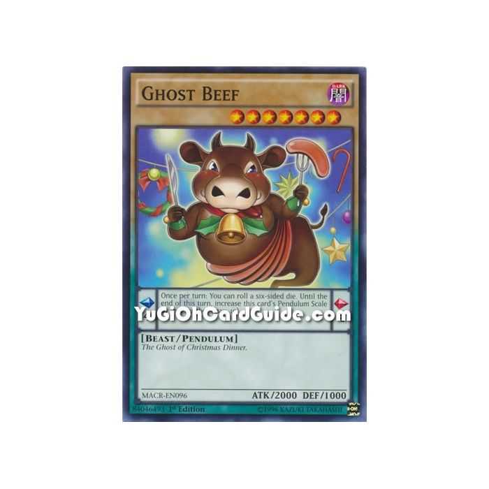 Ghost Beef (Common) – Maximum Crisis | Carta YUGIOH en México