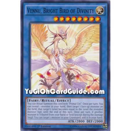 Vennu, Bright Bird of Divinity (Common) – Maximum Crisis | Carta YUGIOH en México