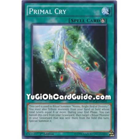 Primal Cry (Common) – Maximum Crisis | Carta YUGIOH en México