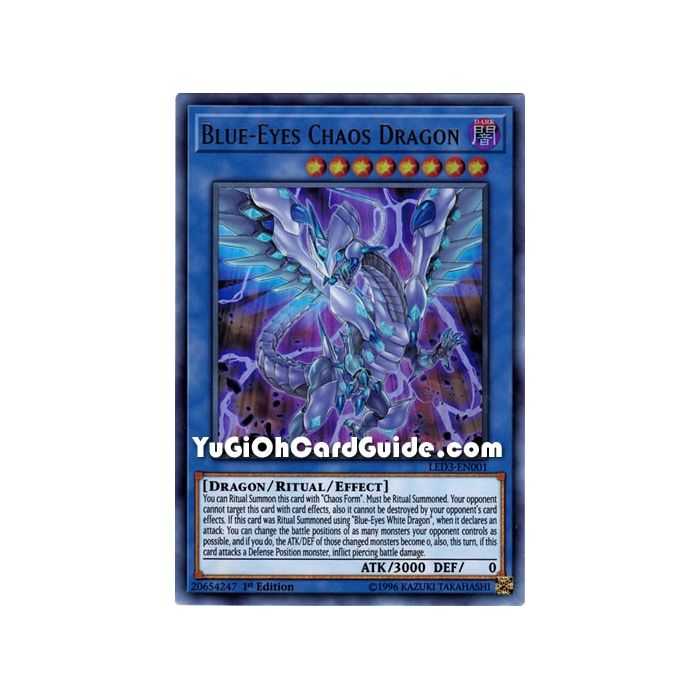 Blue-Eyes Chaos Dragon (Ultra Rare) – Legendary Duelist White Dragon Abyss | Carta YUGIOH en México