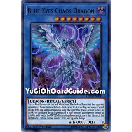 Blue-Eyes Chaos Dragon (Ultra Rare) – Legendary Duelist White Dragon Abyss | Carta YUGIOH en México