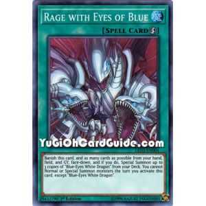 Rage with Eyes of Blue (Super Rare) – Legendary Duelist White Dragon Abyss | Carta YUGIOH en México