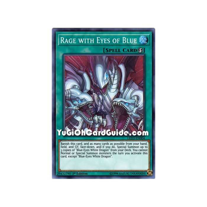 Rage with Eyes of Blue (Super Rare) – Legendary Duelist White Dragon Abyss | Carta YUGIOH en México