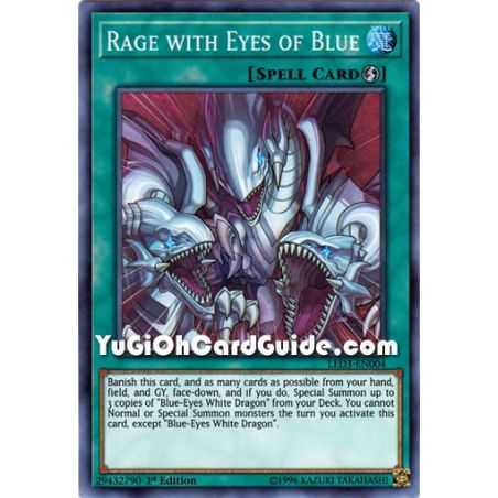 Rage with Eyes of Blue (Super Rare) – Legendary Duelist White Dragon Abyss | Carta YUGIOH en México