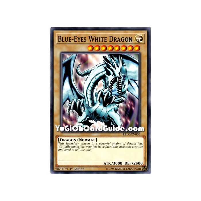 Blue-Eyes White Dragon (Common) – Legendary Duelist White Dragon Abyss | Carta YUGIOH en México