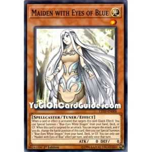 Maiden with Eyes of Blue (Common) – Legendary Duelist White Dragon Abyss | Carta YUGIOH en México