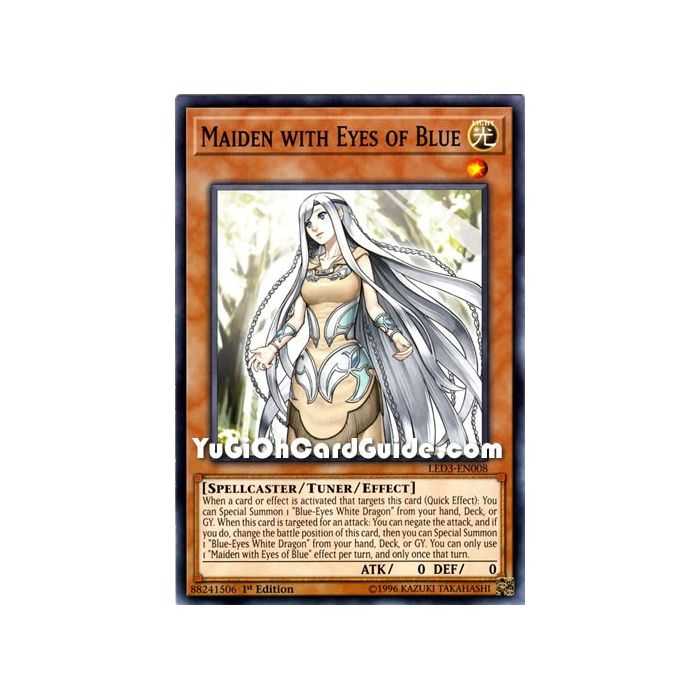 Maiden with Eyes of Blue (Common) – Legendary Duelist White Dragon Abyss | Carta YUGIOH en México