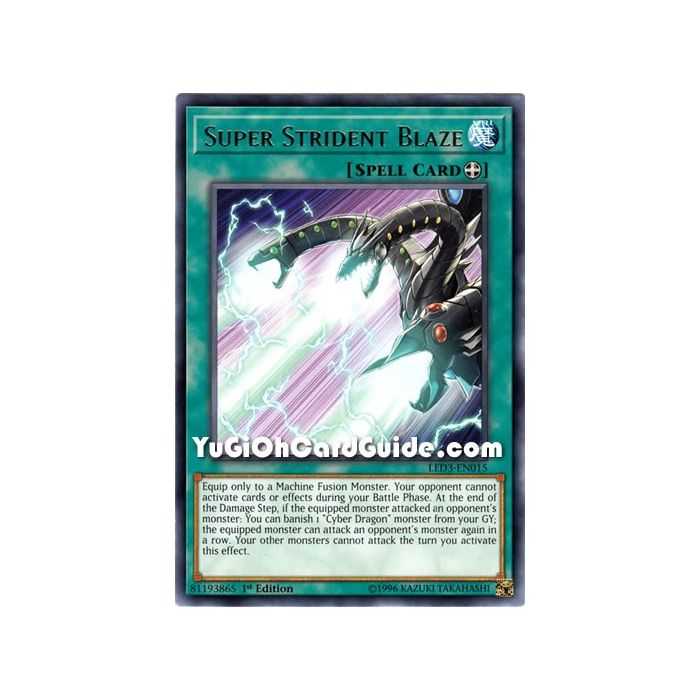 Super Strident Blaze (Rare) – Legendary Duelist White Dragon Abyss | Carta YUGIOH en México