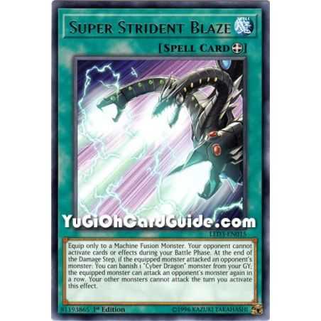 Super Strident Blaze (Rare) – Legendary Duelist White Dragon Abyss | Carta YUGIOH en México