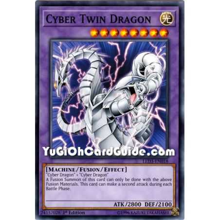 Cyber Twin Dragon (Common) – Legendary Duelist White Dragon Abyss | Carta YUGIOH en México