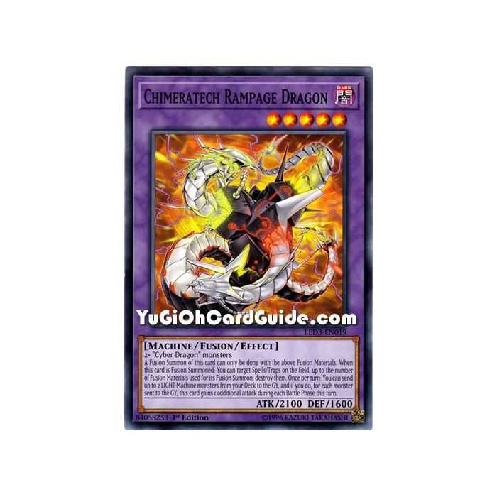 Chimeratech Rampage Dragon (Common) – Legendary Duelist White Dragon Abyss | Carta YUGIOH en México