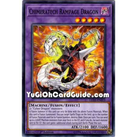 Chimeratech Rampage Dragon (Common) – Legendary Duelist White Dragon Abyss | Carta YUGIOH en México