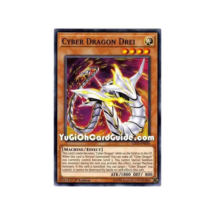 Cyber Dragon Drei (Common) – Legendary Duelist White Dragon Abyss | Carta YUGIOH en México