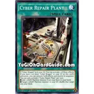 Cyber Repair Plant (Common) – Legendary Duelist White Dragon Abyss | Carta YUGIOH en México