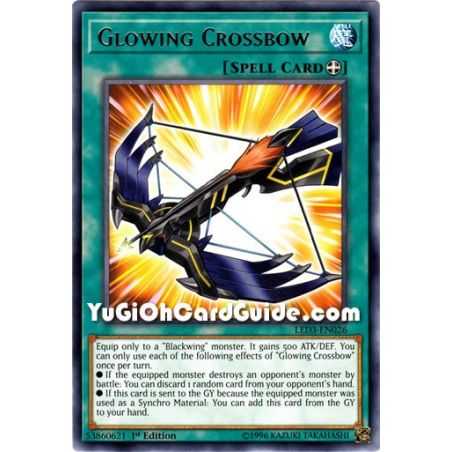 Glowing Crossbow (Common) – Legendary Duelist White Dragon Abyss | Carta YUGIOH en México