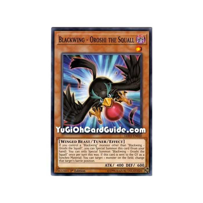 Blackwing - Oroshi the Squall (Common) – Legendary Duelist White Dragon Abyss | Carta YUGIOH en México