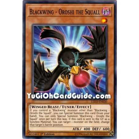 Blackwing - Oroshi the Squall (Common) – Legendary Duelist White Dragon Abyss | Carta YUGIOH en México
