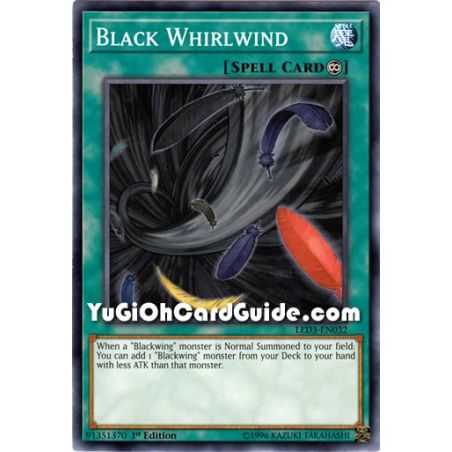 Black Whirlwind (Common) – Legendary Duelist White Dragon Abyss | Carta YUGIOH en México