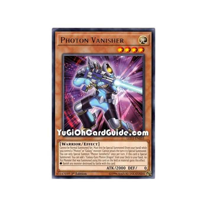 Photon Vanisher (Rare) – Legendary Duelist White Dragon Abyss | Carta YUGIOH en México