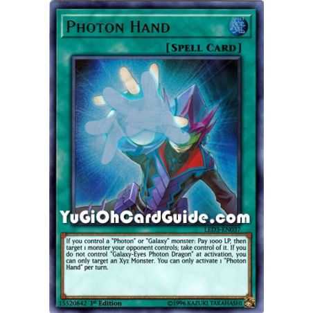 Photon Hand (Ultra Rare) – Legendary Duelist White Dragon Abyss | Carta YUGIOH en México