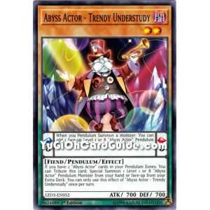 Abyss Actor - Trendy Understudy (Common) – Legendary Duelist White Dragon Abyss | Carta YUGIOH en México