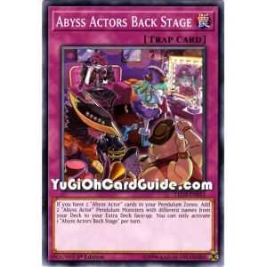 Abyss Actors Back Stage (Common) – Legendary Duelist White Dragon Abyss | Carta YUGIOH en México