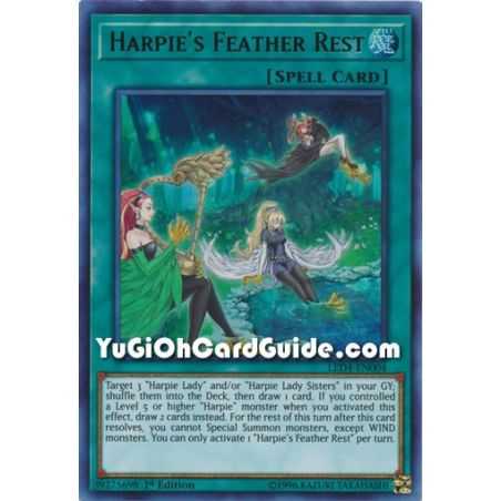Harpie's Feather Rest (Ultra Rare) – Legendary Duelist Sisters of the Rose | Carta YUGIOH en México