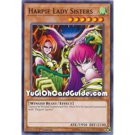 Harpie Lady Sisters (Common) – Legendary Duelist Sisters of the Rose | Carta YUGIOH en México