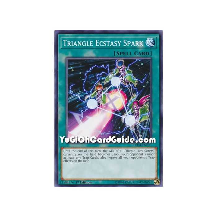 Triangle Ecstasy Spark (Common) – Legendary Duelist Sisters of the Rose | Carta YUGIOH en México
