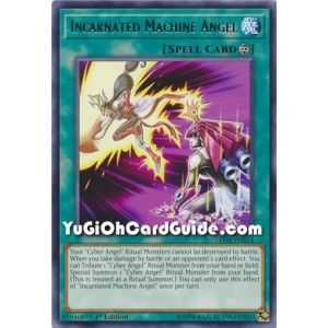 Incarnated Machine Angel (Rare) – Legendary Duelist Sisters of the Rose | Carta YUGIOH en México