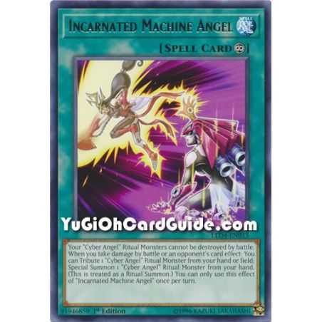 Incarnated Machine Angel (Rare) – Legendary Duelist Sisters of the Rose | Carta YUGIOH en México