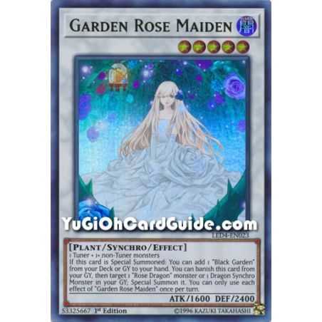 Garden Rose Maiden (Secret Rare) – Legendary Duelist Sisters of the Rose | Carta YUGIOH en México