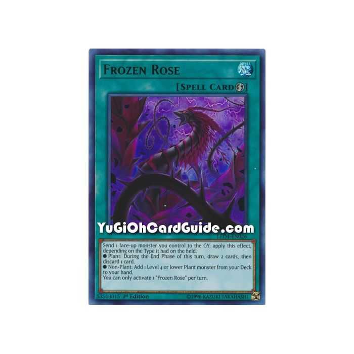 Frozen Rose (Ultra Rare) – Legendary Duelist Sisters of the Rose | Carta YUGIOH en México