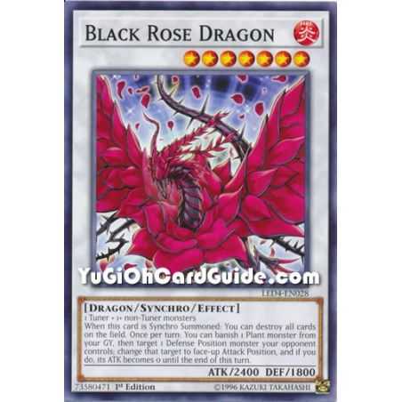 Black Rose Dragon (Common) – Legendary Duelist Sisters of the Rose | Carta YUGIOH en México