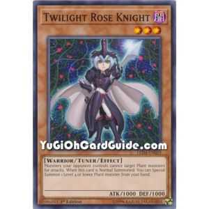 Twilight Rose Knight (Common) – Legendary Duelist Sisters of the Rose | Carta YUGIOH en México