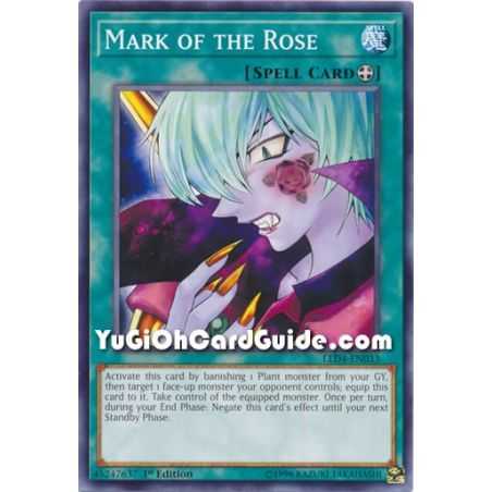 Mark of the Rose (Common) – Legendary Duelist Sisters of the Rose | Carta YUGIOH en México