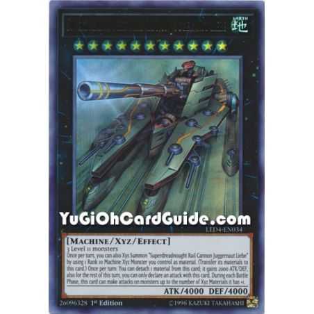 Superdreadnought Rail Cannon Juggernaut Liebe (Secret Rare) – Legendary Duelist Sisters of the Rose | Carta YUGIOH en México
