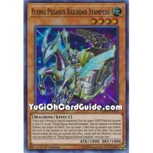 Flying Pegasus Railroad Stampede (Ultra Rare) – Legendary Duelist Sisters of the Rose | Carta YUGIOH en México