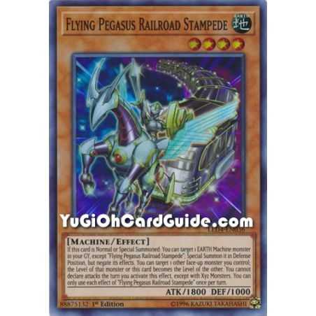 Flying Pegasus Railroad Stampede (Ultra Rare) – Legendary Duelist Sisters of the Rose | Carta YUGIOH en México