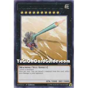 Superdreadnought Rail Cannon Gustav Max (Rare) – Legendary Duelist Sisters of the Rose | Carta YUGIOH en México