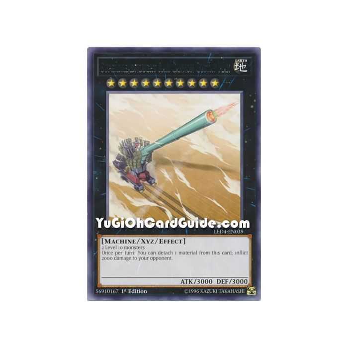 Superdreadnought Rail Cannon Gustav Max (Rare) – Legendary Duelist Sisters of the Rose | Carta YUGIOH en México
