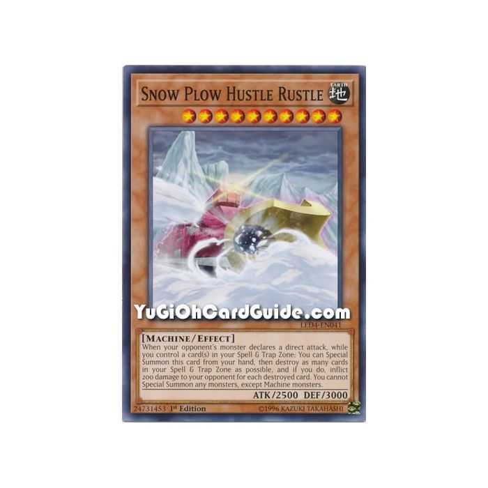 Snow Plow Hustle Rustle (Common) – Legendary Duelist Sisters of the Rose | Carta YUGIOH en México