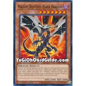 Malefic Red-Eyes Black Dragon (Common) – Legendary Duelist Season 1 | Carta YUGIOH en México